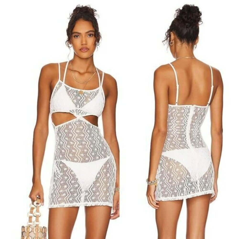 Superdown Jemma Swim Cover Up - White
